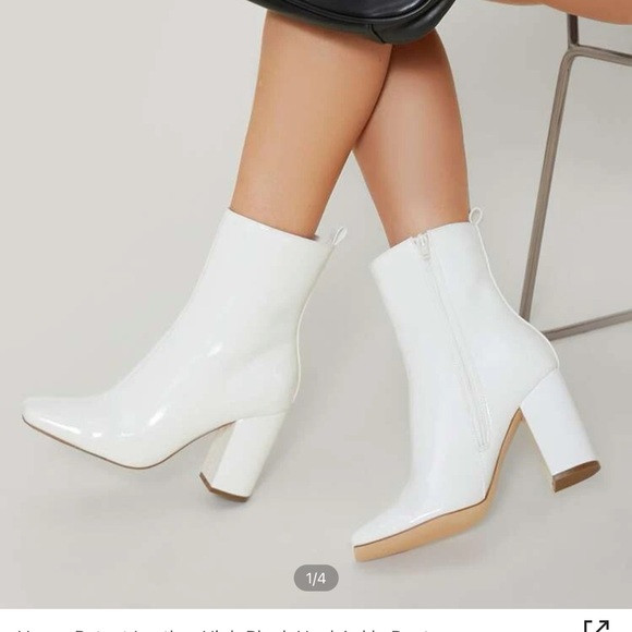 SHEIN | Shoes | Vegan Patent Leather 